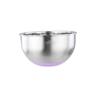 Custom logo home goods different sizes round stainless steel mixing bowls with airtight lids