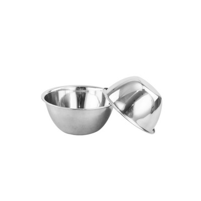 Hot sale custom logo home goods round stainless steel round soup salad mixing bowl for sale